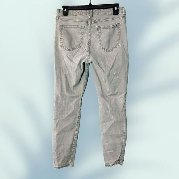 GAP women’s pale army green denim legging - Picture 2 of 6